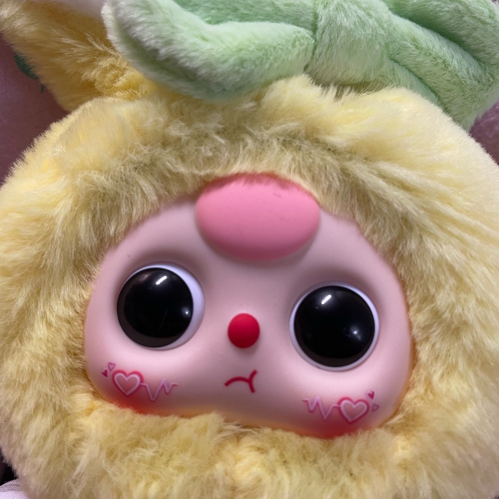 Baby three Lilyrabbit Town V2 Series Vinyl Plush Pendant (Yellow) - Picture 2 of 8